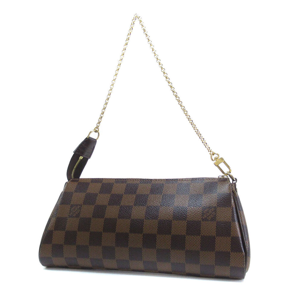 Louis Vuitton Monogram Bag Canvas Eva Shoulder Brown